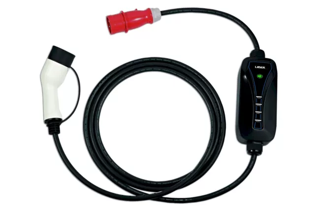 Laser 8642 Ev Chargement Câble - Type 2 Femelle À Commando Prise (Rouge) 16A 3