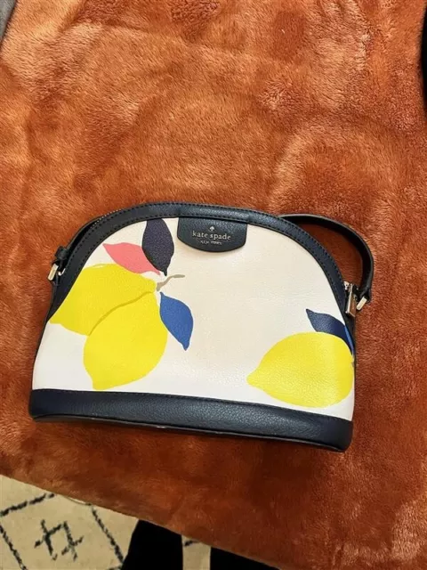 Kate Spade Sylvia Lemon Zest Dome Crossbody