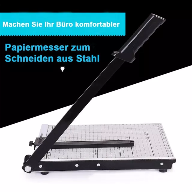 Hebelschneider A4 kompakt Papierschneider aus Metall Schneidemaschine