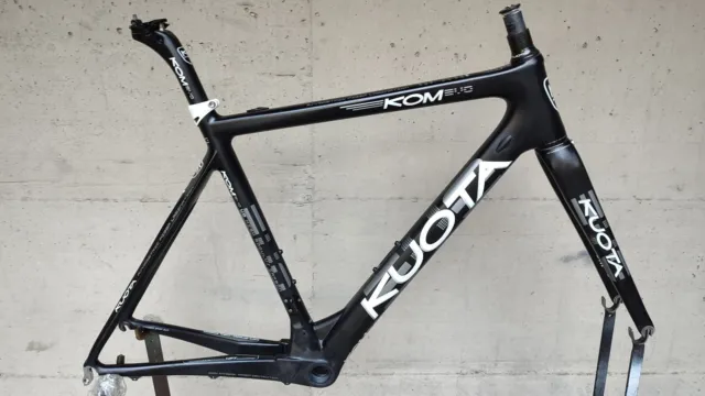 KUOTA KOM Evo - Carbon frameset  (size M - 1530g) + Seatpost + Headset - Telaio