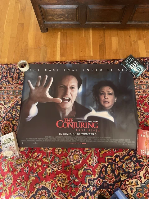 THE CONJURING LAST Rites UK Cinema Original Quad Poster 40”x30” £29.80 ...