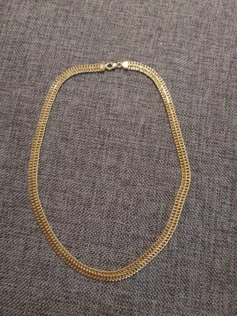 Sadusa Collier aus 585 Gelbgold, 45 cm, 8,9 Gramm