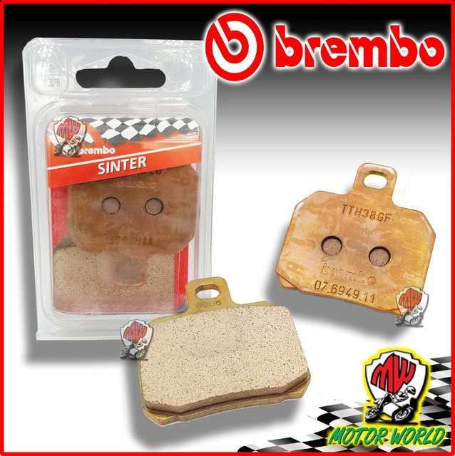 Brembo 07BB33SA - Kit 4 Pastiglie Freno Anteriori Sinterizzate SR Per KTM SMR 250 2007 E Duke 690 2008-2009