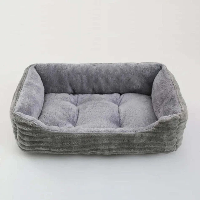 Bed for Dog Cat Pet Square Plush Kennel Medium Small Dog Sofa Bed Cushion Pet Ca