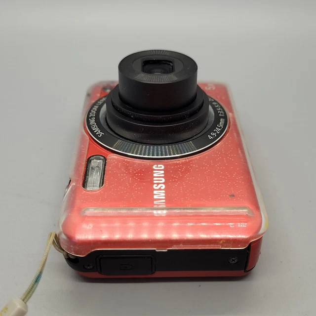 Samsung ES75 14,2 megapixel fotocamera digitale compatta testata in rosso 11