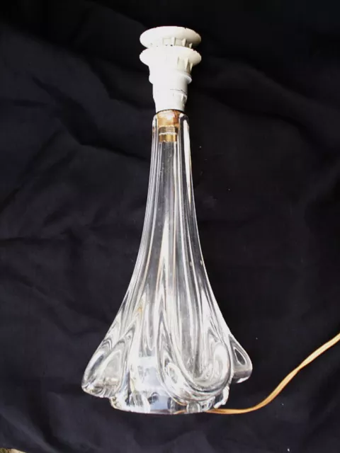 Tischlampe  Lampenfuss  "Sevres"  Kristall Original  Zustand  France 1930 -1950