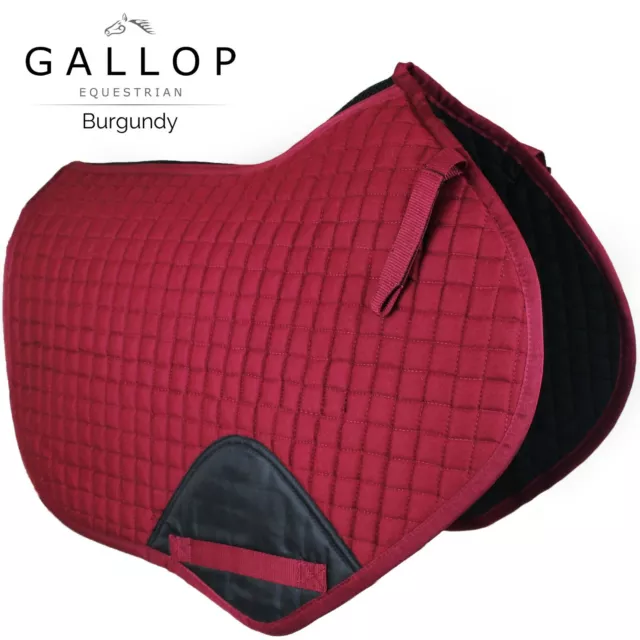 Gallop - Prestige Close Contact/GP/Jumping Quilted Saddle Pad Saddlecloth