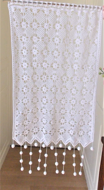 Rideau Sur Mesure Français – Crinolines Et Pomponettes, Coton, Fait Main Par S. Raisonnier