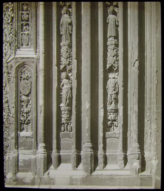 Glas Magic Laterne Rutsche NORWICH ERPINGHAM TOR DETAIL C1900 FOTO ENGLAND