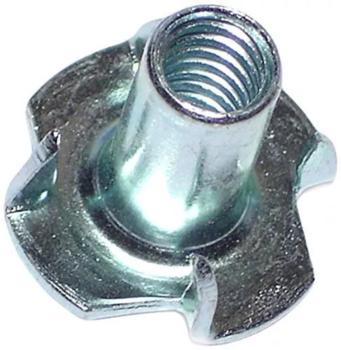 Hillman 180303 Pronged Tee Nut, 3/8-16 x 7/16, 4 pack