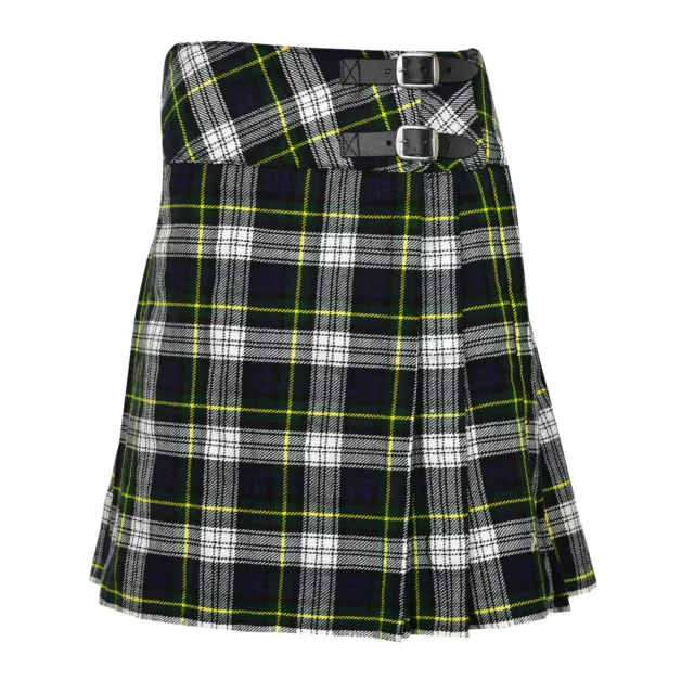 Ladies Knee Length Kilt Skirt 20" Length Tartan Pleated Kilts - Dress Gordon