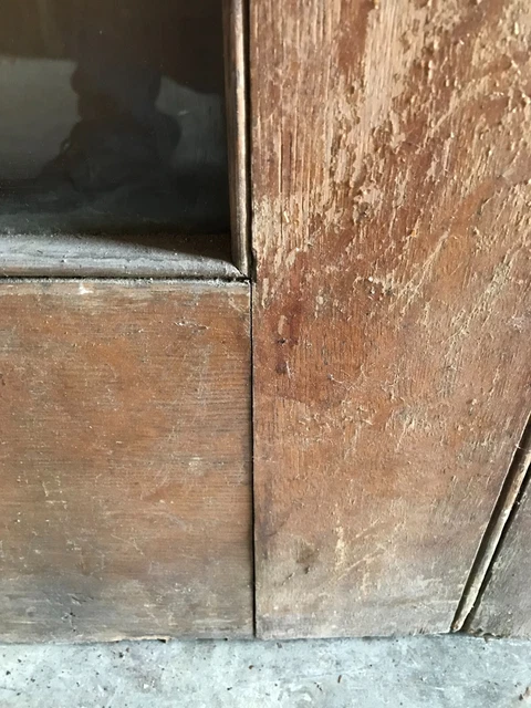 Antique Pair 15 Lite Wood 37x90 French Pocket Doors Room Divider Old VTG 239-23B 11