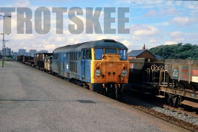35mm Slide BR British Rail Diesel Loco Class 31 31418 Felling 1979 Original