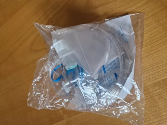 7x Sauerstoffmasken mit O2-Reservoir Beutel mit 2,1 m Schlauch O2 Maske Oxygen