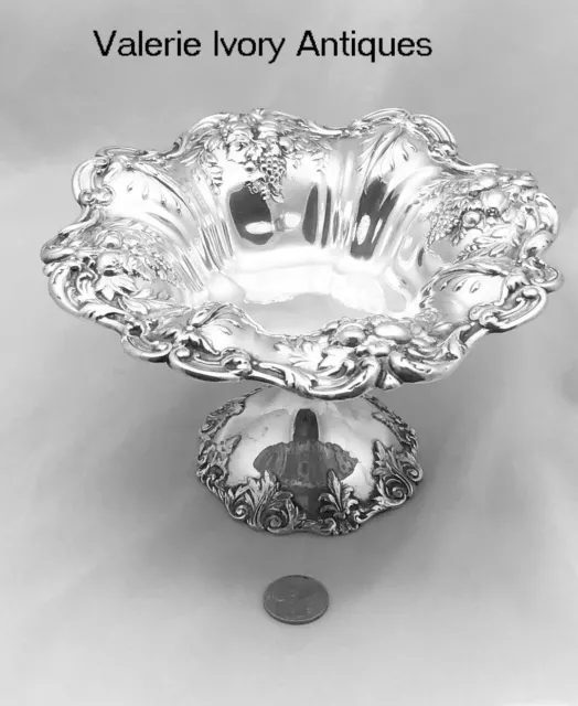 Reed & Barton Francis 1st Sterling Silver Repousse Compote