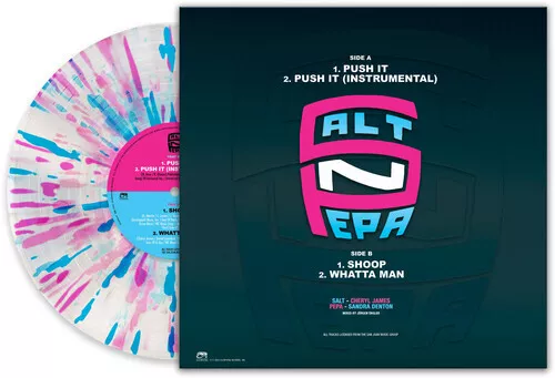 Salt-N-Pepa - Push It [New 12" Vinyl] Blue, Colored Vinyl, Ltd Ed, Pink, White 3