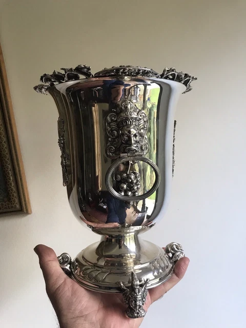 Solid sterling sales silver champagne bucket