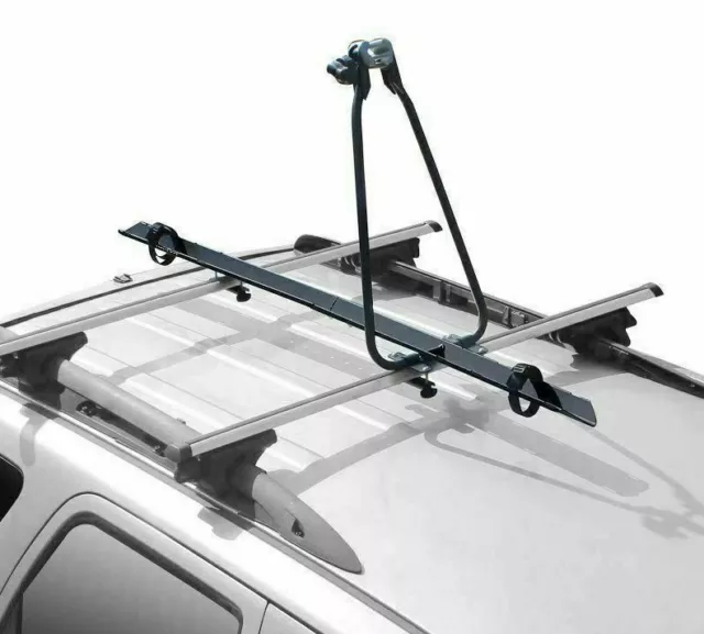 AutoShield Steel Car Roof Mounted Lockable Bike Bicycle Carrier Fork Rack