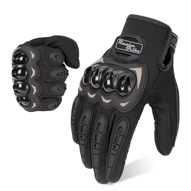 Guanti Moto In Carbonio - Antiscivolo, Traspiranti, Touch Screen, Per Motocross - Foto 4