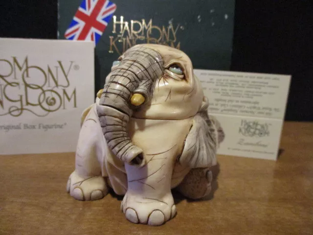 Harmony Kingdom Zamboni Little Elephant on Ice UK Made Canadan Excl Artist Sign