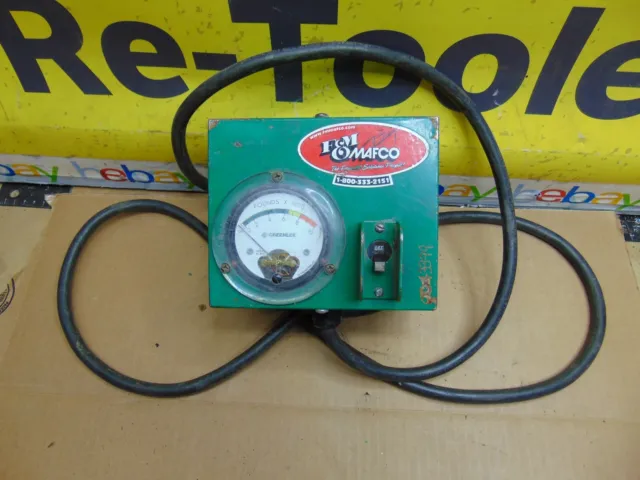 Greenlee Force Gauge  for 8000lb Ultra Tugger Cable Puller 01069