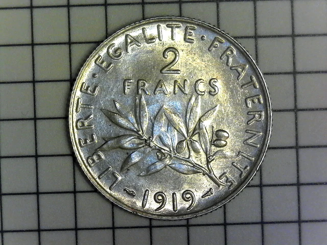 2 francs Semeuse 1919 F.266/21 - SPL+ - pr.FDC