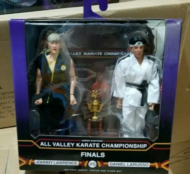 NECA THE KARATE Kid 1984 Daniel and Johnny Clothed Action Figures ...