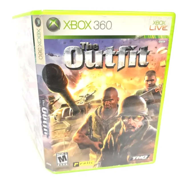 The Outfit 2006 Microsoft Xbox 360 XB Live Relic THQ Action Adventure WW2 WWII