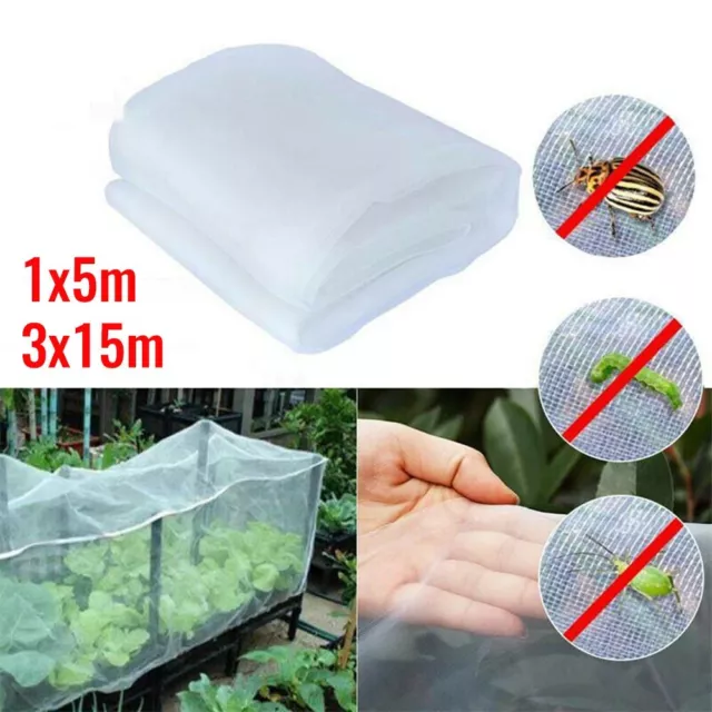 Weißes Maschentuch +PE UV-Strahlen Resistance Insect Net Garden Gartenschutznetz