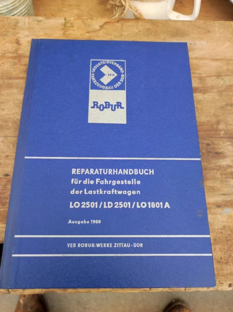 NVA REPARATURHANDBUCH ROBUR LO 2501 LD2501 LO1801a Nachtmarschanlage Selten