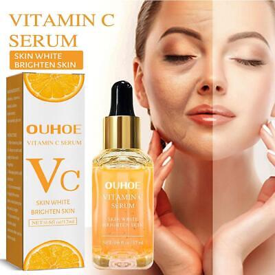 Suero facial de vitamina C ácido hialurónico blanco brillante esencia antienvejecimiento _