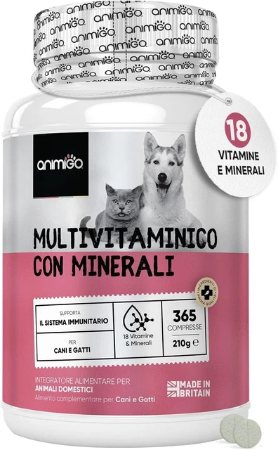 Multivitaminico Cane Gatto, 365 Compresse