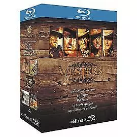 Blu-Ray Coffret Western - La conquête de l'Ouest + Pale Rider + Rio Bravo + La