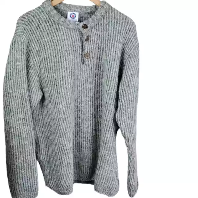 Ice Wear 100% Icelandic Wool Gray Sweater Ice Wear 100% Icelandic Wool Gray Sweater