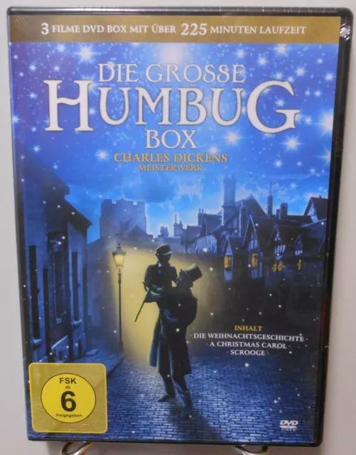 Weihnachten DVD Charles Dickens Meisterwerke Humbug Box 3 Filme 229 Min. #T339