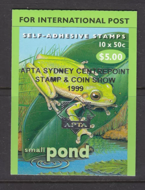 Booklet: Small Pond Apta Centrepoint Stamp Show 1999  Scarce!!