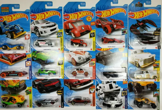 2021 Hot Wheels Cars Main Line Series Unopened Carded You Pick