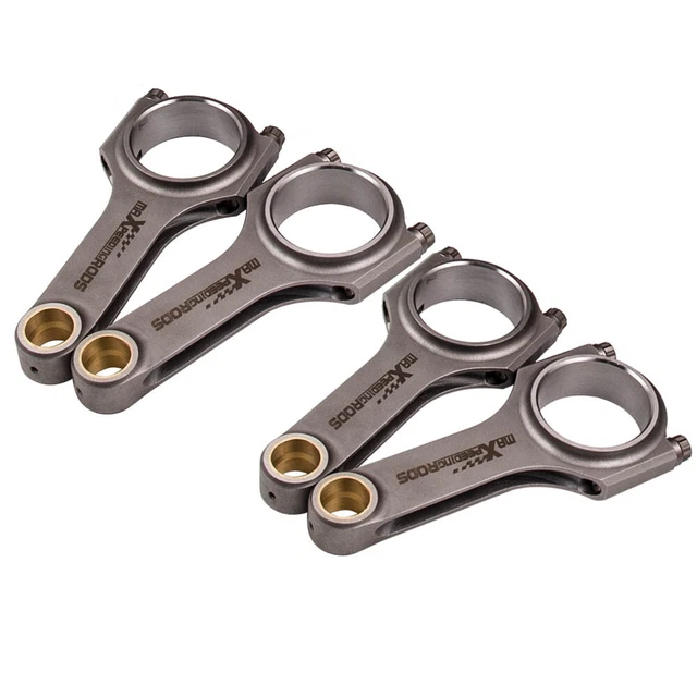 4340 EN24 Forged Steel H-Beam Conrods 4x For Triumph Spitfire 1500 Late 1300