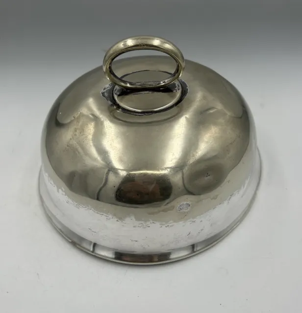 Silver Plated Food Cloche Dome Plate Cover Collis & Co Birmingham Midland Hotel