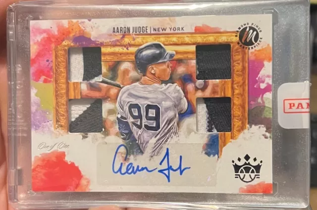 2020 Diamond Kings Aaron Judge Autograph multi Patch Auto #1/1