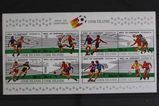 Cook-Inseln, MiNr. Block 116, Fußball WM 1982, postfrisch - 631667