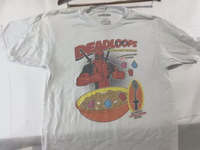 Camiseta Welovefine Marvel ""Dead loops peligrosamente deliciosa"", grande - excelentes gráficos