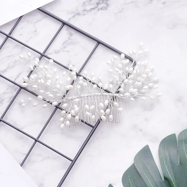 Women Tiara Bridal Hair Comb Wedding Headwear Jewelry Accessories US Hair U9A2