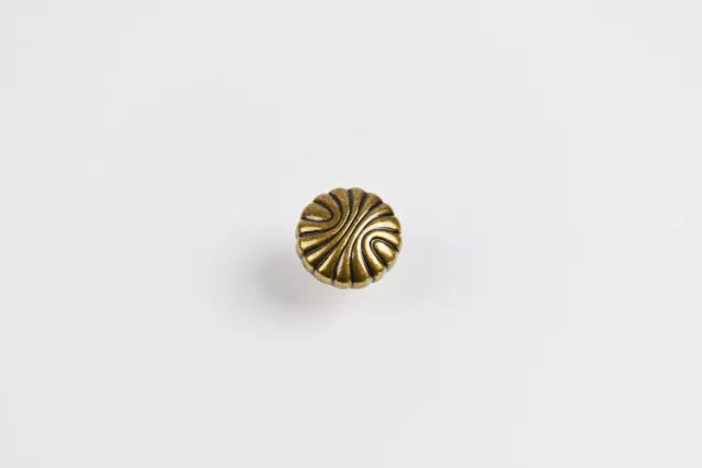 Brand New 6PC Amerock BP1337-077 Shell Knob Antique Brass Natural Elegance