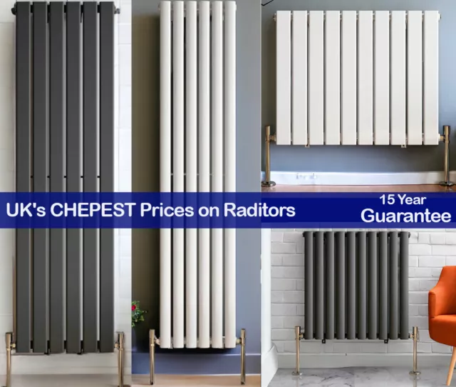 Horizontal Vertical Designer Radiator Flat Panel Oval Column Central Heating