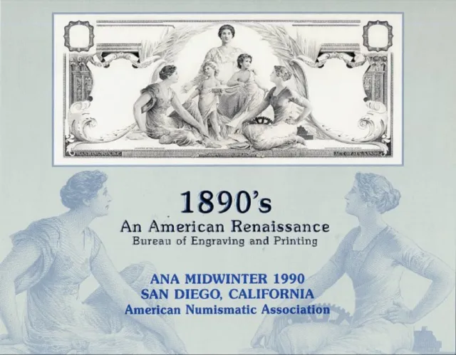 Bep Souvenir. Card – Unissued 1897 $2.00 Silver Certificate