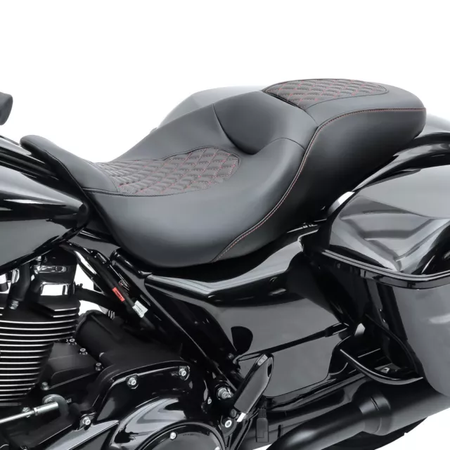 Sitzbank für Harley Davidson Street Glide 09-22 RH5 Craftride schwarz