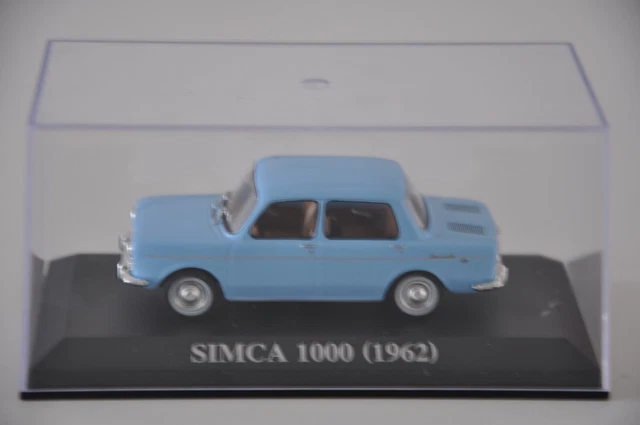 SIMCA 1000 berline 4P 1962 bleu claire IXO presse 1/43 neuve
