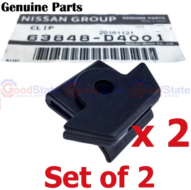 GENUINE NISSAN PATROL GU Y61 Front Splash Guard Liner Retainer Clip x2