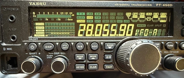 YAESU FT 450D HF radio transceiver Widebanded 100 Watt max output £379. ...